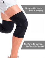 1Pcs Basketball Sports Knee Pads Elastic Knitted Compression Leg Warmers unisex