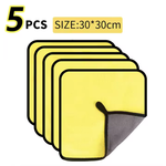 1/2/6pcs Microfiber Cleaning cloth fast drying and effective cleaning