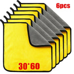 1/2/6pcs Microfiber Cleaning cloth fast drying and effective cleaning