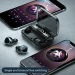 Original Wireless Bluetooth Headset Bluetooth Headphones with Mic Earbuds Charger Box LED Display Fone M10 Earphones