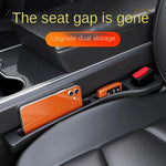 Car seat gap sealant, leak-proof filling strip, seat edge seam protector, and driver's seat storage strip to prevent loss.