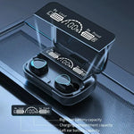 Original Wireless Bluetooth Headset Bluetooth Headphones with Mic Earbuds Charger Box LED Display Fone M10 Earphones