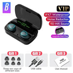 M10 Wireless Headphone Bluetooth Earphones Waterproof Earpieces compatible with any device