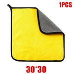 1-5Pcs Microfiber Towel Car Microfiber Cloth Wash Towel Microfiber Cleaning Cloth Absorbent Car Wash Drying Towel Auto Detailing