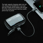 Original Wireless Bluetooth Headset Bluetooth Headphones with Mic Earbuds Charger Box LED Display Fone M10 Earphones